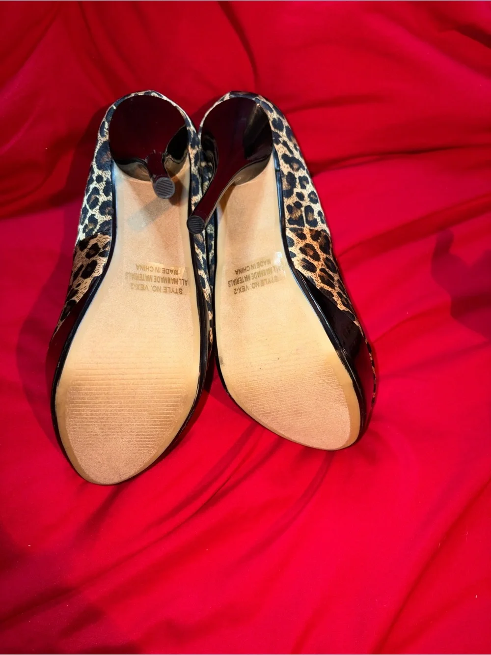 Vintage Y2K miss Me Leopard print Platform Stiletto Pumps size 7.5 NIB